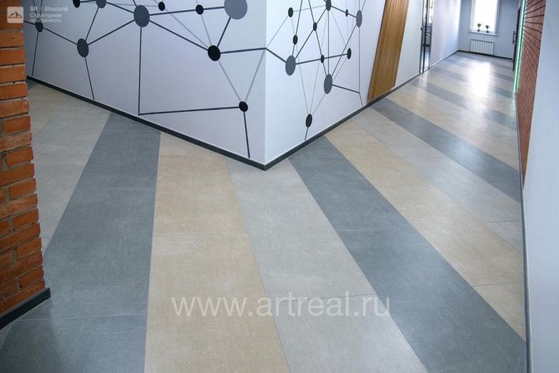 Керамогранит Idalgo Stone Cement в интерьере