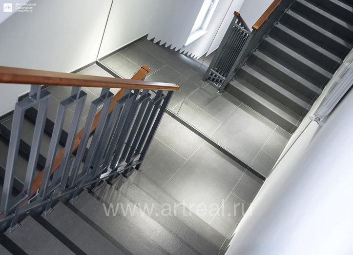 Керамогранит Idalgo Stone Cement в интерьере