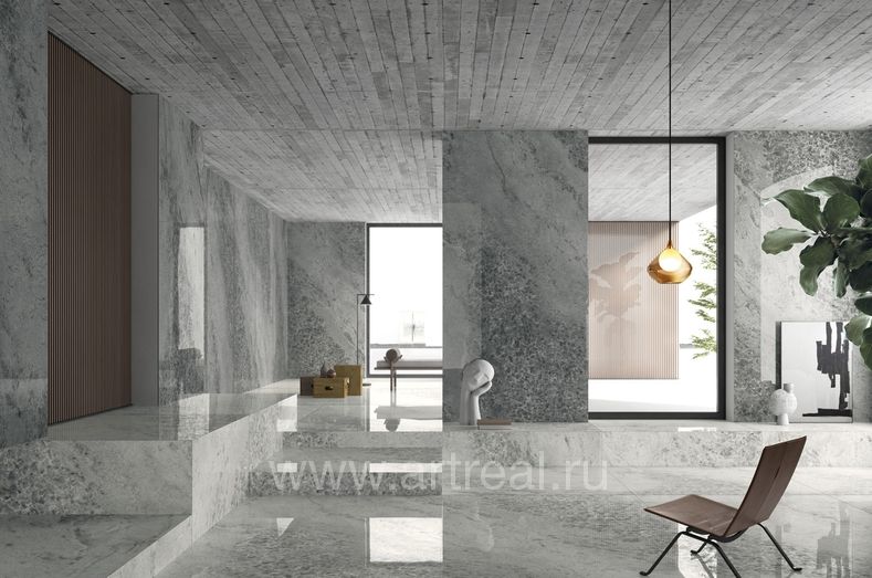 Керамогранит Ariostea Ultra Crystal Quartz в интерьере