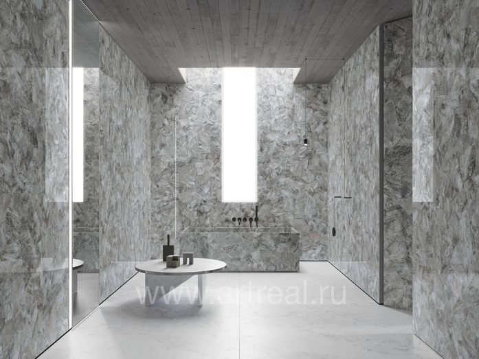 Керамогранит Ariostea Ultra Crystal Quartz в интерьере