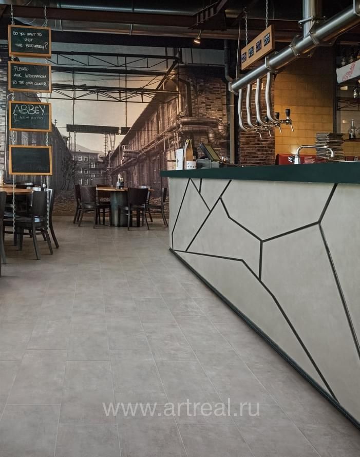Керамогранит Piemme Concrete в интерьере