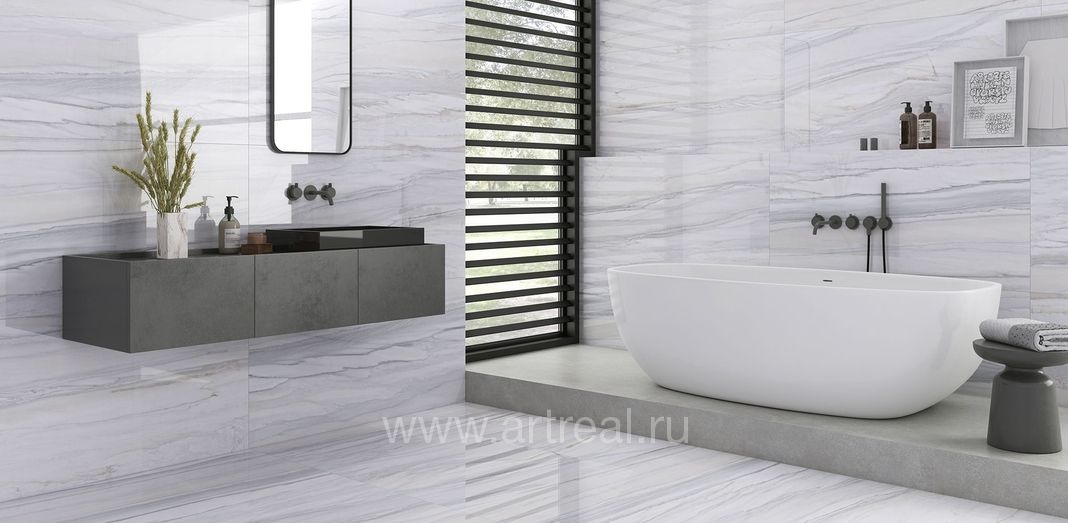 Керамогранит Argenta Iceland в интерьере