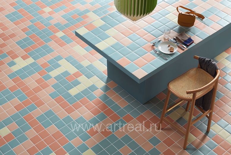 Керамогранит 41zero42 Pixel41 в интерьере