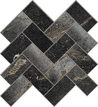 Piemme Ibla мозаика Opus Nera Mix Lap/Nat 28.2*28.5