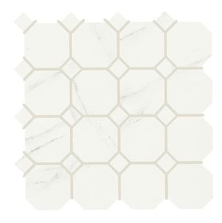 Piemme Marmi Reali Mat мозаика Mosaico Ottagono Carrara Mat 30*30
