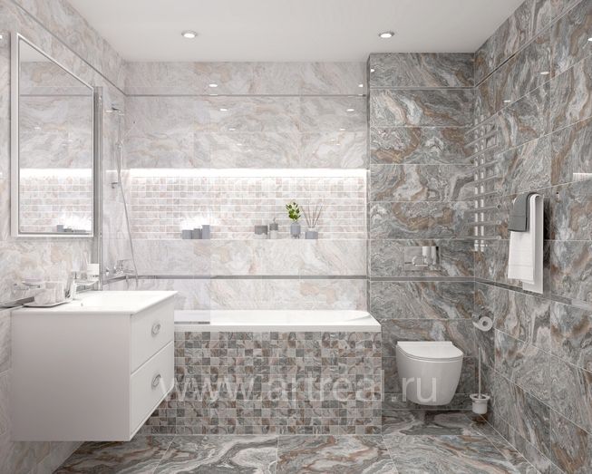 Laparet Gray Керамическая плитка Laparet Gray в интерьере