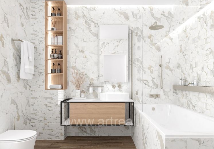 Керамическая плитка Laparet Laurel в интерьере