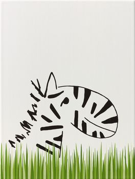 Steuler Louis & Ella декор голова зебры 25*33
