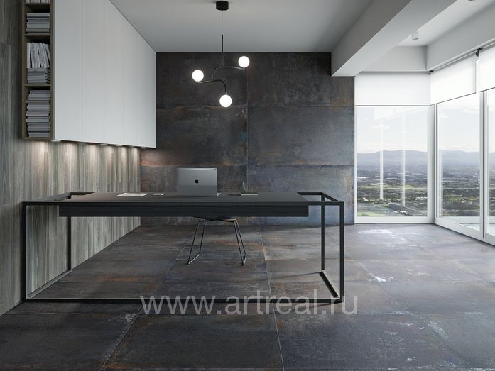 Керамогранит Museum Iron 4D в интерьере