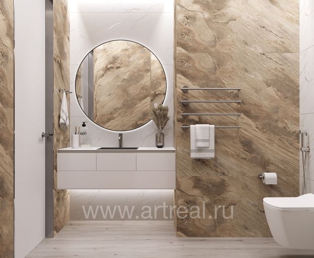 Laparet Miranda Brown Керамогранит Laparet Miranda Brown в интерьере