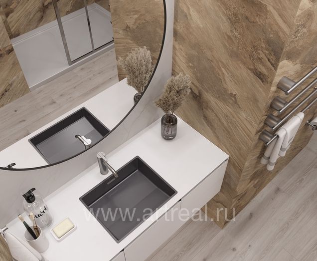 Laparet Miranda Brown Керамогранит Laparet Miranda Brown в интерьере