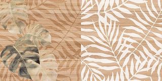 Laparet Organic настенная плитка Плитка настенная коричневый узор 08-01-15-2454 20*40