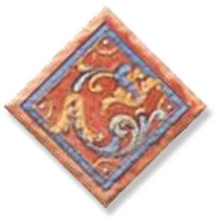 Epoca Aragon вставка Tozzetto Decorato Rosso 10*10