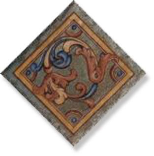 Epoca Aragon вставка Tozzetto Decorato Verde 10*10