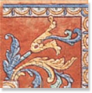 Epoca Aragon декор Angolo Rosso 16*16