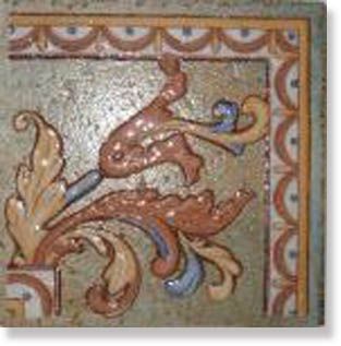 Epoca Aragon декор Angolo Verde 16*16
