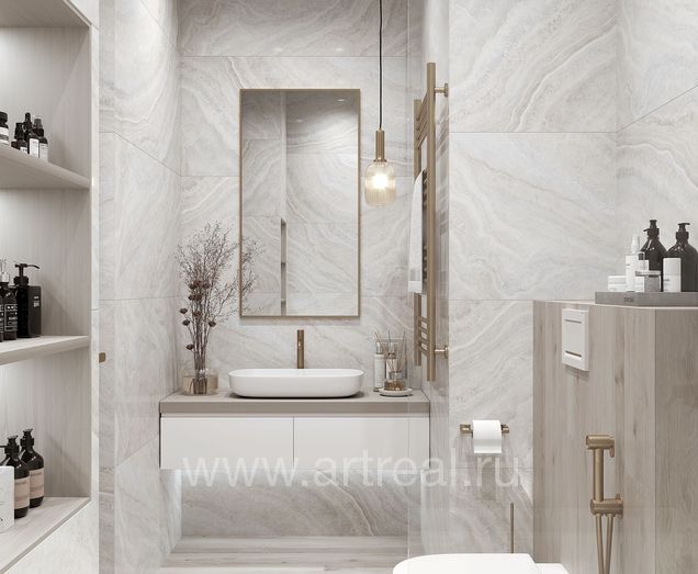 Керамогранит Laparet Onyx Rainbow в интерьере