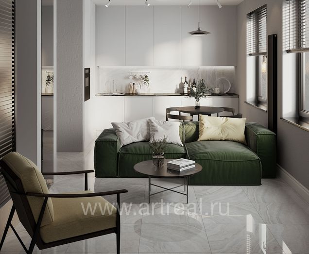 Керамогранит Laparet Onyx Rainbow в интерьере