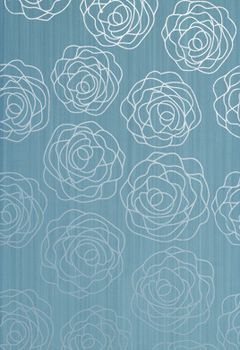 Aleluia Ceramicas Lara декор Decor Roses Azul 32.7*58.6