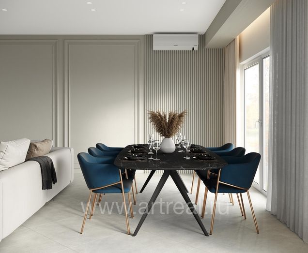 Керамогранит Laparet Prism Grey в интерьере