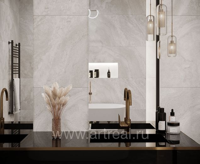 Laparet Titan White Керамогранит Laparet Titan White в интерьере