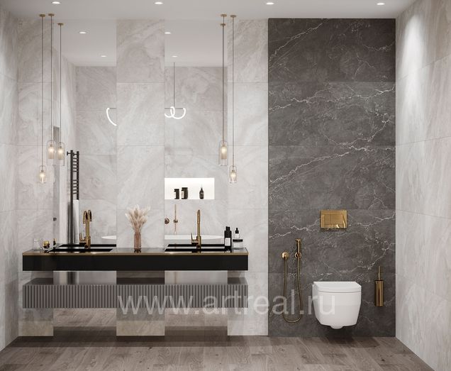 Laparet Titan White Керамогранит Laparet Titan White в интерьере