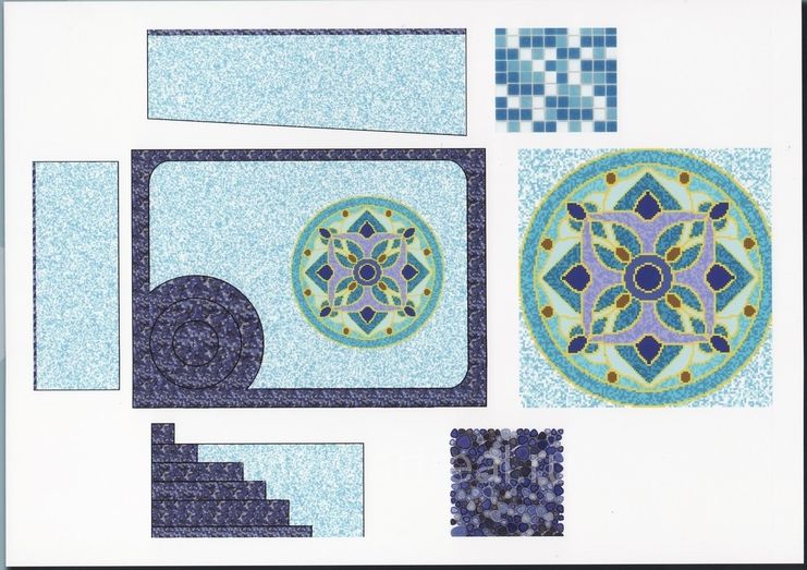 Мозаика Alzare mosaic Base 20 в интерьере