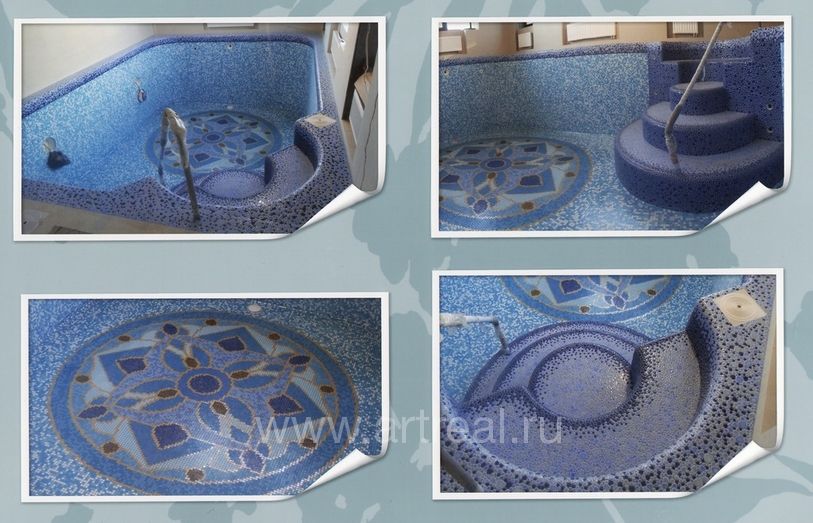 Мозаика Alzare mosaic Base 20 в интерьере