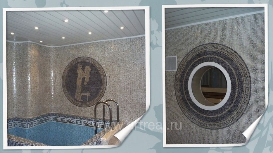 Мозаика Alzare mosaic Base 20 в интерьере