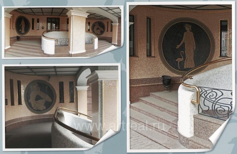 Alzare mosaic Смеси Мозаика Alzare mosaic Смеси в интерьере