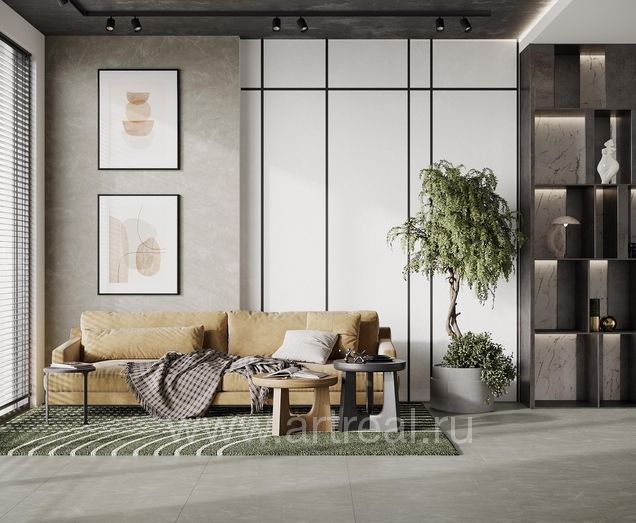 Laparet Wolf Grey Керамогранит Laparet Wolf Grey в интерьере