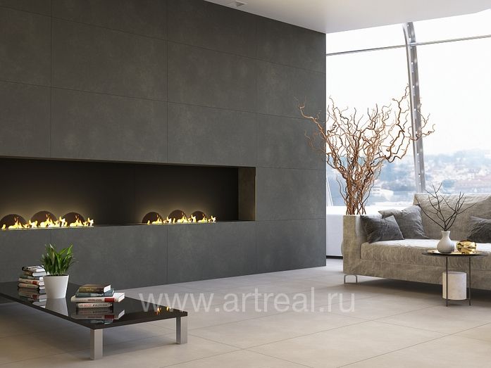 Керамогранит Bien Concept Grey в интерьере