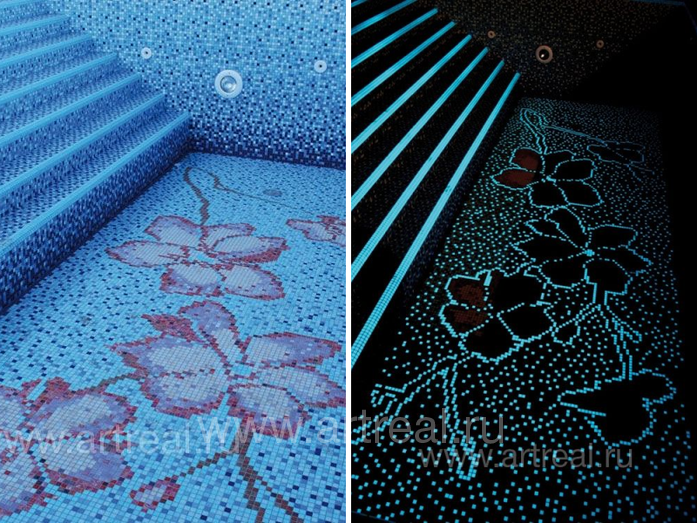 Vidrepur Fireglass Мозаика Vidrepur Fireglass в интерьере