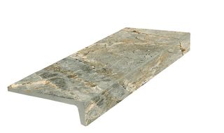 Tuscania Ceramiche Pietre фронтальная ступень Pietra Di Bali Elemento L R11 15*61*4