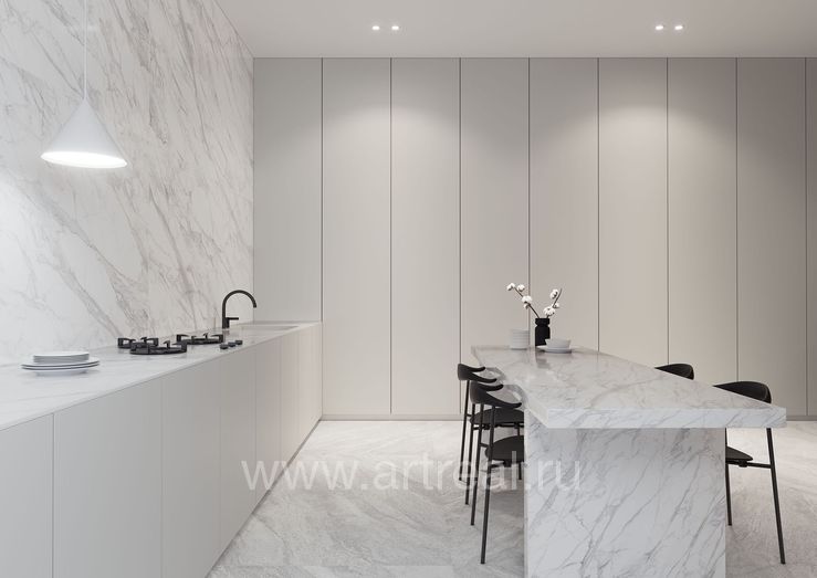 Museum Arabescato 4D Elevate Керамогранит Museum Arabescato 4D Elevate в интерьере