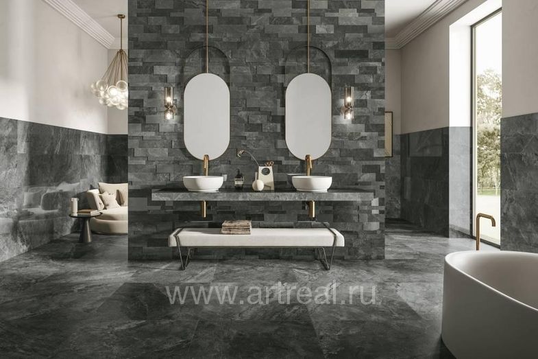 Керамогранит Refin River в интерьере