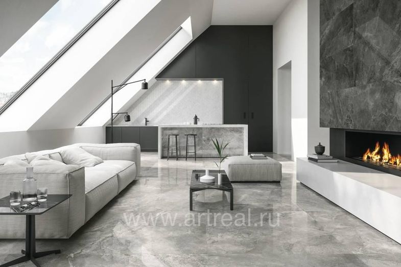 Керамогранит Refin River в интерьере