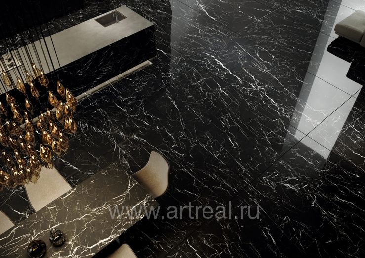 Керамогранит Tagina Marquina в интерьере