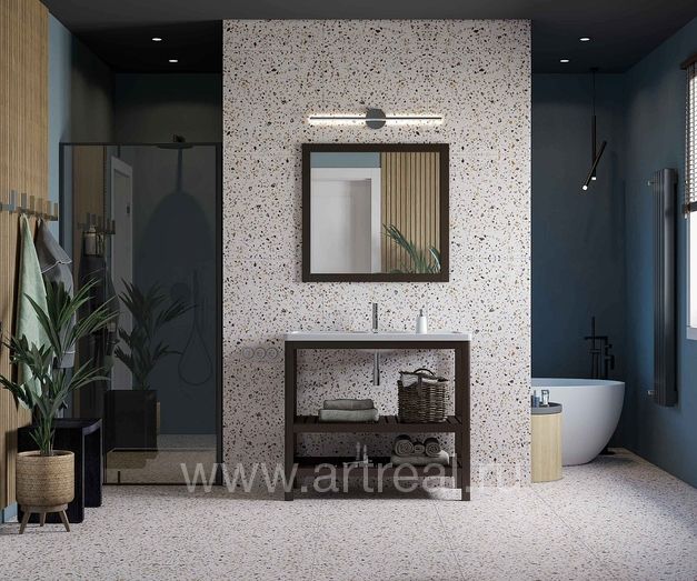 Керамогранит Creto Neutron в интерьере