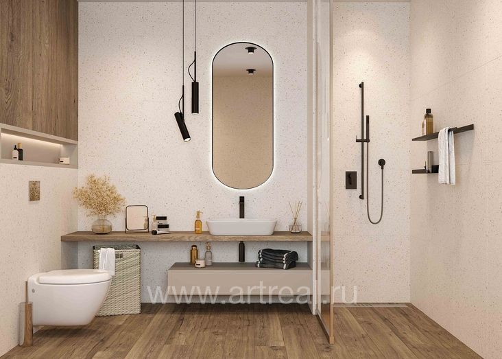 Керамогранит Creto Neutron в интерьере