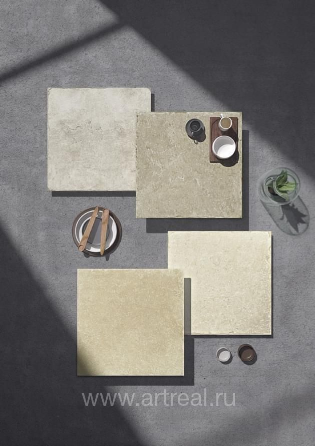 Керамогранит Cerdomus Effetto Pietra Di Ostuni в интерьере