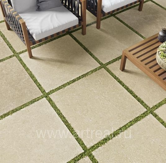 Керамогранит Cerdomus Effetto Pietra Di Ostuni в интерьере