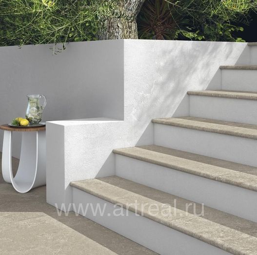 Керамогранит Cerdomus Effetto Pietra Di Ostuni в интерьере