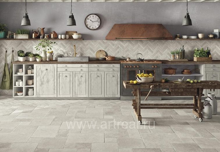 Керамогранит Cerdomus Effetto Pietra Di Ostuni в интерьере