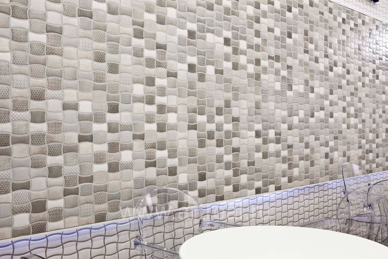 Керамическая плитка Magna Mosaiker Infinity в интерьере