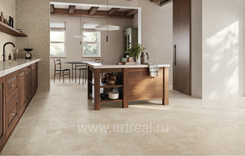 Керамогранит Cerdomus Jerusalem Stone в интерьере