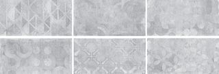 Cerdomus Verve декор Vintage Grey (6 soggetti Mix) 30*60