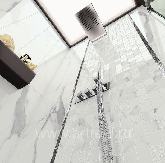 Керамогранит Cerdomus Statuario Bianco в интерьере