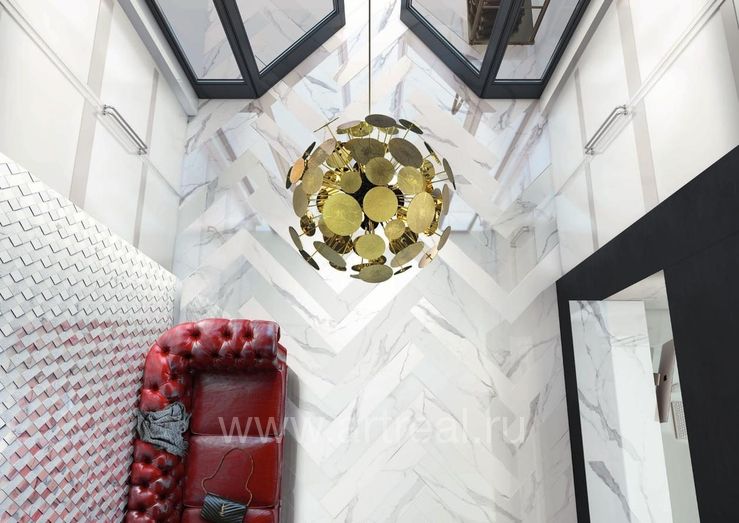 Керамогранит Cerdomus Statuario Bianco в интерьере