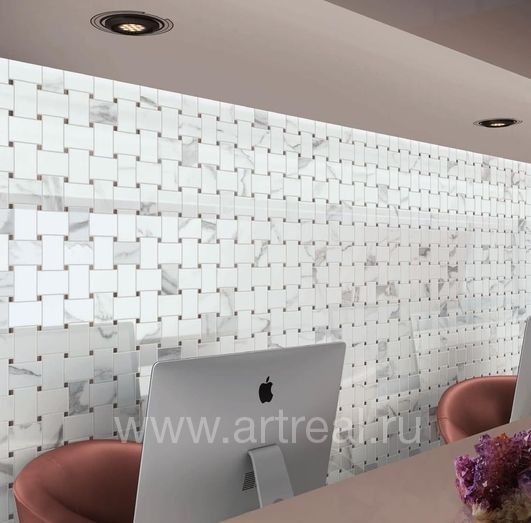 Керамогранит Cerdomus Statuario Bianco в интерьере